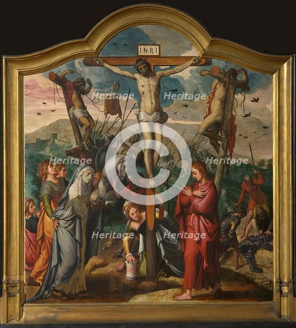 Jan van der Biest Triptych (central panel). Creator: Aertsen, Pieter (1508-1575).
