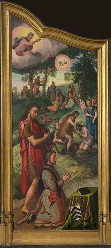 Jan van der Biest Triptych (left panel). Creator: Aertsen, Pieter (1508-1575)