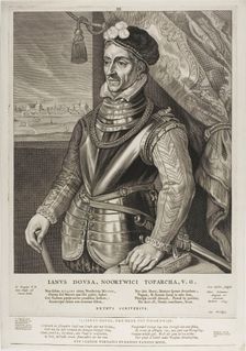 Jan van der Does, Baron of Nortwijk, plate three from Quatuor Personae, 1649. Creator: Cornelis de Visscher