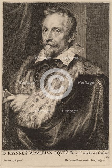 Jan van der Wouwer, probably 1626/1636. Creator: Anthony van Dyck.