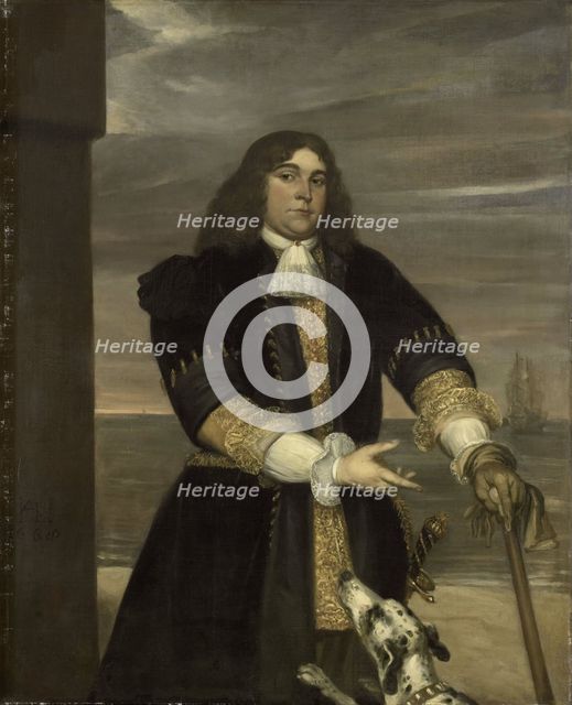 Jan van Gelder (1647-73), Naval Captain, Stepson of Michiel Adriaensz de Ruyter, 1668. Creator: Jan Lievens.