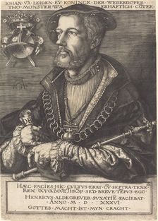 Jan van Leyden. Creator: Heinrich Aldegrever