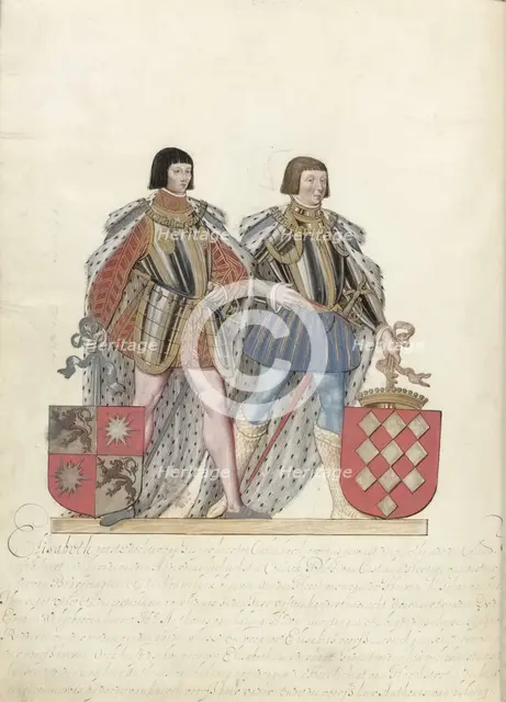 Jan van Luxembourg and Antoon van Lalaing, c.1600-c.1625. Creator: Nicolaes de Kemp.