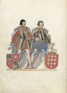 Jan van Luxembourg and Antoon van Lalaing, c.1600-c.1625. Creator: Nicolaes de Kemp