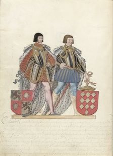 Jan van Luxembourg and Antoon van Lalaing, c.1600-c.1625. Creator: Nicolaes de Kemp