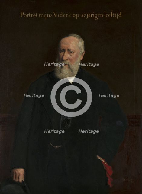 Jan Verhaert, the Artist's Father, 1879. Creator: Pieter Verhaert.