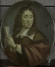 Jan Vos (1610-67), Amsterdam poet, 1700-1732. Creator: Arnoud van Halen