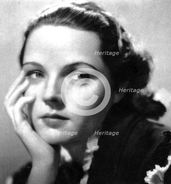 Jane Wyatt, American actress, 1934-1935. Artist: Unknown