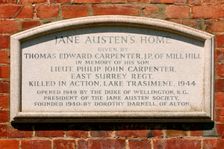 Jane Austen's House, Hampshire, England. Creator: Peter Thompson