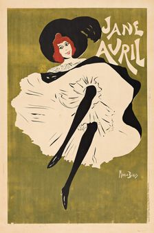 Jane Avril, 1895. Creator: Biais, Maurice (1875-1926)