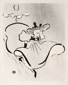 Jane Avril, 1893. Creator: Henri de Toulouse-Lautrec (French, 1864-1901)