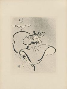 Jane Avril, 1893. Creator: Toulouse-Lautrec, Henri, de (1864-1901)