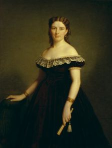 Jane Cederlund, 1869. Creator: Amalia Lindegren