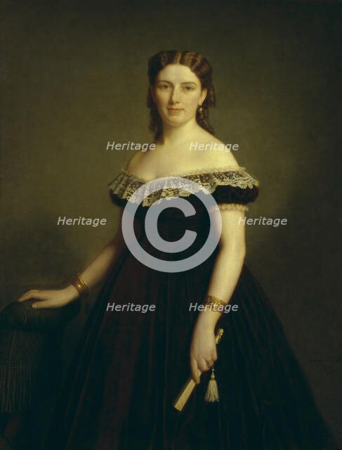 Jane Cederlund, 1869. Creator: Amalia Lindegren.