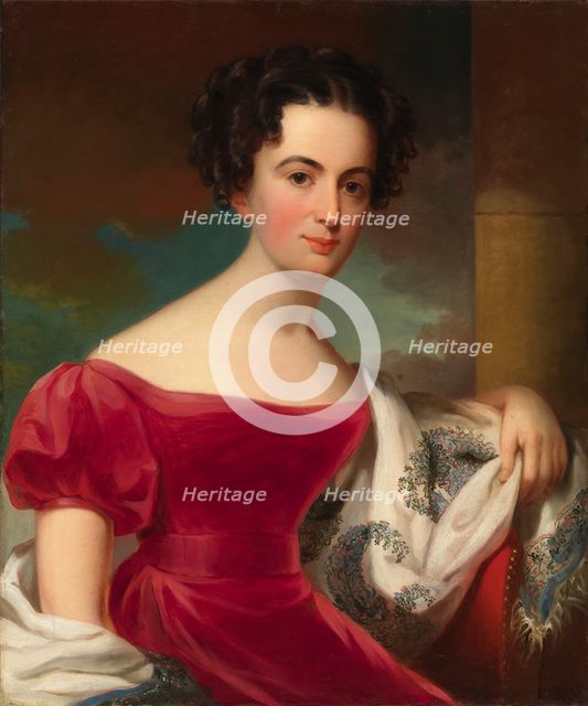 Jane Evans Tevis, 1827. Creator: Jacob Eichholtz.