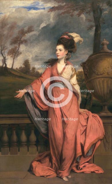 Jane Fleming (1755-1824), later Countess of Harrington, ca 1778.