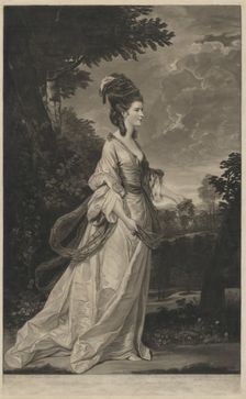 Jane (Fleming), Countess of Harrington, 1780. Creator: Valentine Green