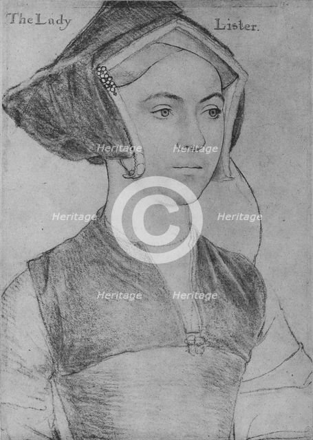 'Jane, Lady Lister', c1532-1543 (1945). Artist: Hans Holbein the Younger.