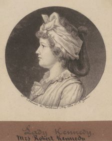 Jane Macomb Kennedy, 1797. Creator: Charles Balthazar Julien Févret de Saint-Mémin