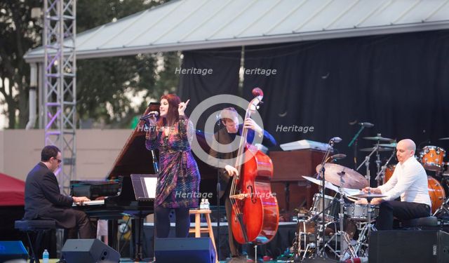 Jane Monheit, 2013. Artist: Alan John Ainsworth.