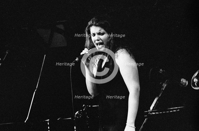 Jane Monheit, Brecon Jazz Festival, Brecon, Powys, Wales, Aug 2001. Creator: Brian O'Connor.