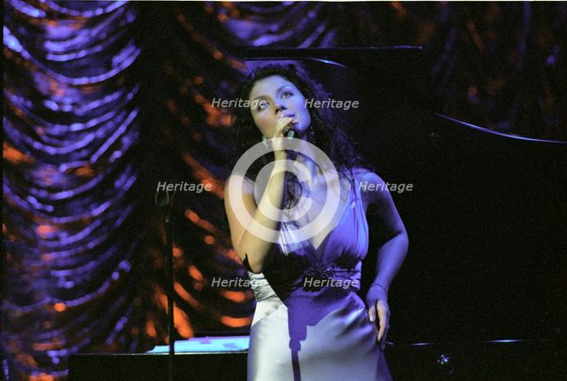 Jane Monheit, Brecon Jazz Festival, Brecon, Powys, Wales, Aug 2004. Creator: Brian O'Connor.