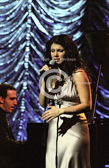 Jane Monheit, Brecon Jazz Festival, Brecon, Powys, Wales, Aug 2004. Creator: Brian O'Connor.