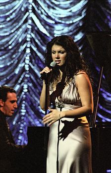 Jane Monheit, Brecon Jazz Festival, Brecon, Powys, Wales, Aug 2004. Creator: Brian O'Connor