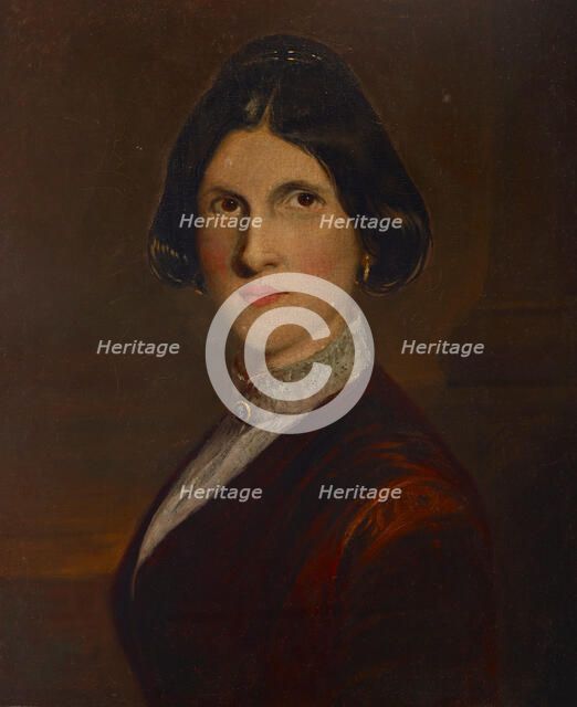 Jane Rimmer (Sister of the Artist), about 1851-1856. Creator: William Rimmer.