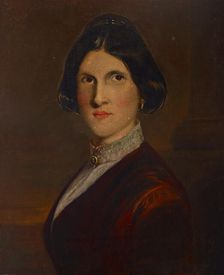 Jane Rimmer (Sister of the Artist), about 1851-1856. Creator: William Rimmer