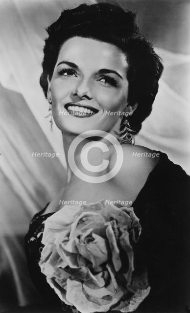 Jane Russell (b1921), American actress, c1940s. Artist: Unknown