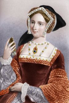 Jane Seymour (1509-1537), the third wife of King Henry VIII, 1851. Artist: B Eyles