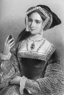 Jane Seymour (1509-1537), the third wife of King Henry VIII, 1851.Artist: B Eyles