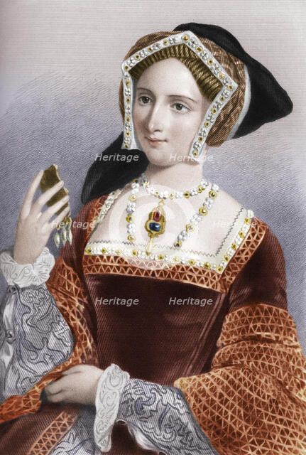 Jane Seymour (1509-1537), the third wife of King Henry VIII, 1851. Artist: B Eyles.