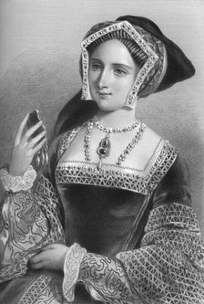 Jane Seymour (1509-1537), the third wife of King Henry VIII, 1851.Artist: B Eyles