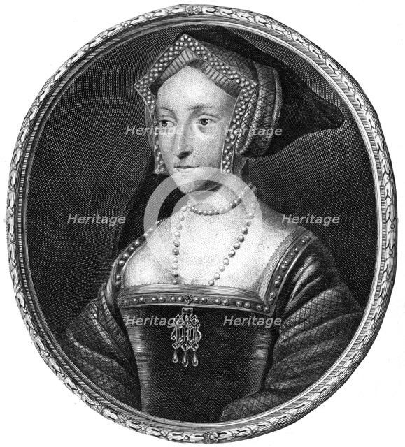 Jane Seymour, Queen Consort of England and third wife of Henry VIII. Artist: Unknown