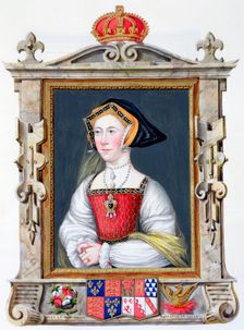 Jane Seymour, third wife and Queen of Henry VIII, (1825). Creator: Sarah, Countess of Essex