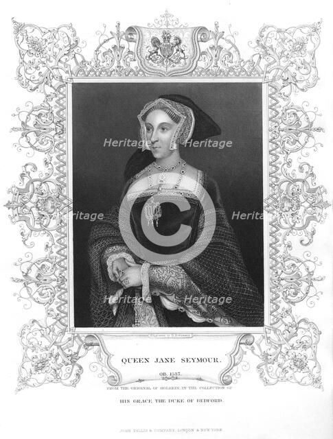 Jane Seymour, third wife of Henry VIII, c1536, (19th century?). Artist: Unknown