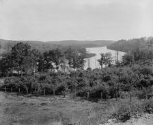 Janesville, Wis., Rock River Valley above city, c1898. Creator: Unknown