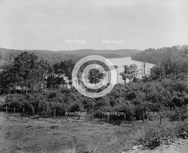 Janesville, Wis., Rock River Valley above city, c1898. Creator: Unknown.