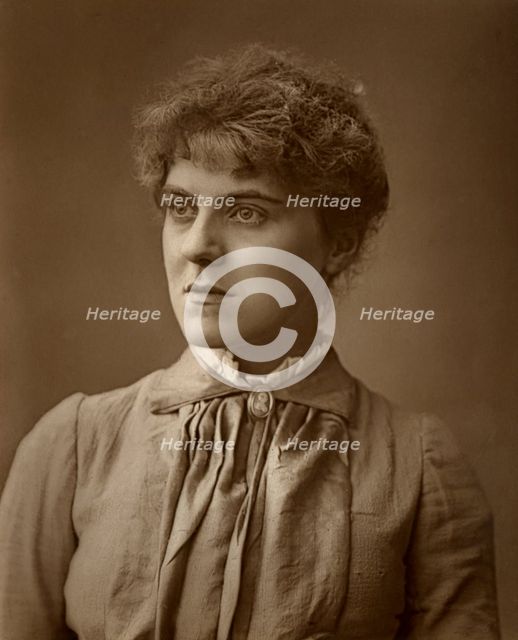 Janet Achurch, British actress and actor-manager, 1887. Artist: Ernest Barraud