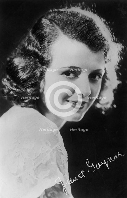 Janet Gaynor (1906-1984), American actress, 20th century. Artist: Unknown