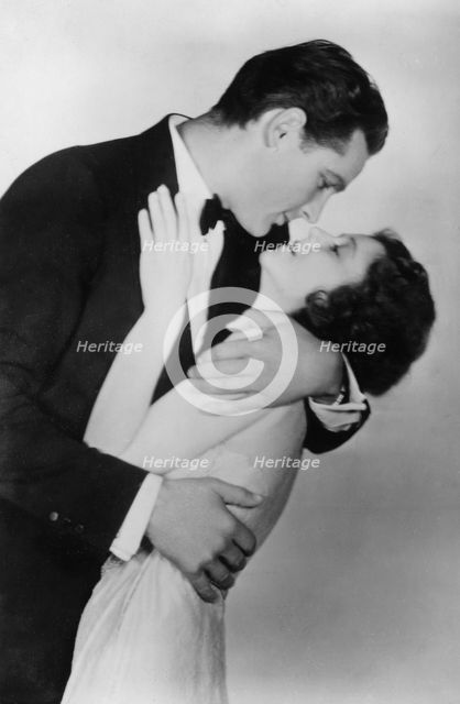 Janet Gaynor (1906-1984) and Charles Farrell (1901-1990), American actors, 20th century. Artist: Unknown
