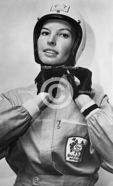 Janet Guthrie racing driver. Creator: Unknown.