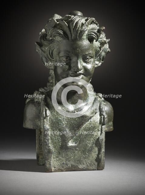 Janiform Herm with Young Male and Female Fauns (image 1 of 13), 1st century B.C.-1st century A.D.. Creator: Unknown.