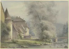 Janowitz castle, 1875. Creator: Ernst Morgenstern