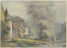 Janowitz castle, 1875. Creator: Ernst Morgenstern