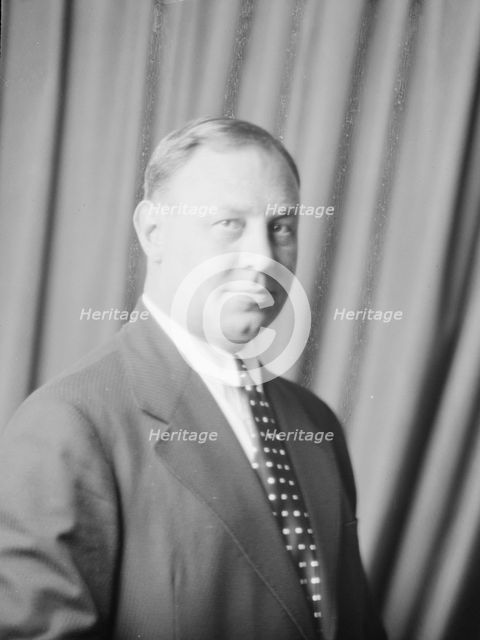 Jannings, Emil, Mr., portrait photograph, 1927 Creator: Arnold Genthe.