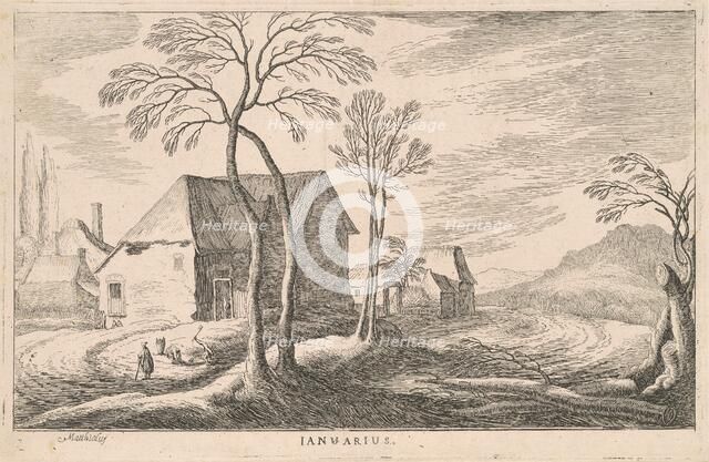 Januarius (January), late 17th century. Creator: Lodovico Mattioli.