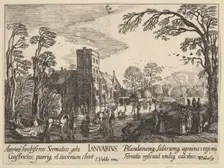 January, 1628-29. Creator: Wenceslaus Hollar